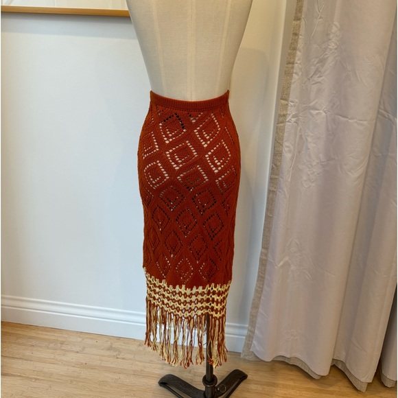 Chufy Kathmandu Heights Skirt - Apricot - Picture 5 of 7